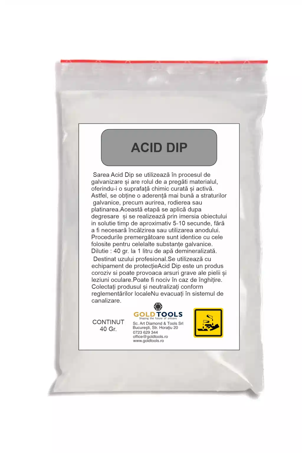 Galvanizare - Sare Acid Dip