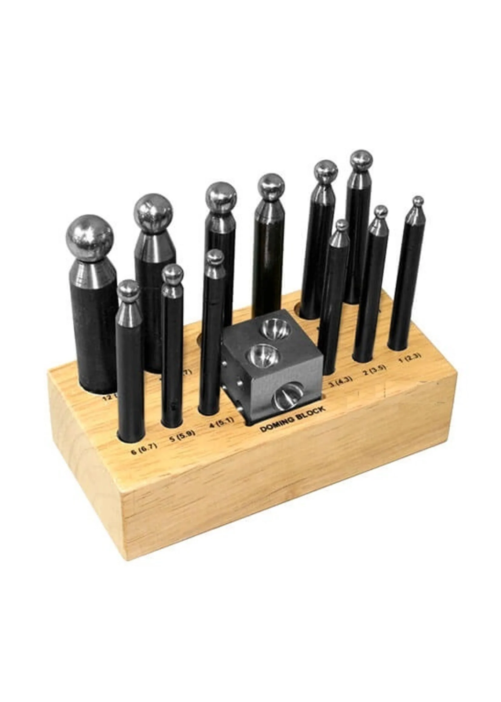 Modelare, decupare, poansonare metale - Set anka si poansoane - 13 piese