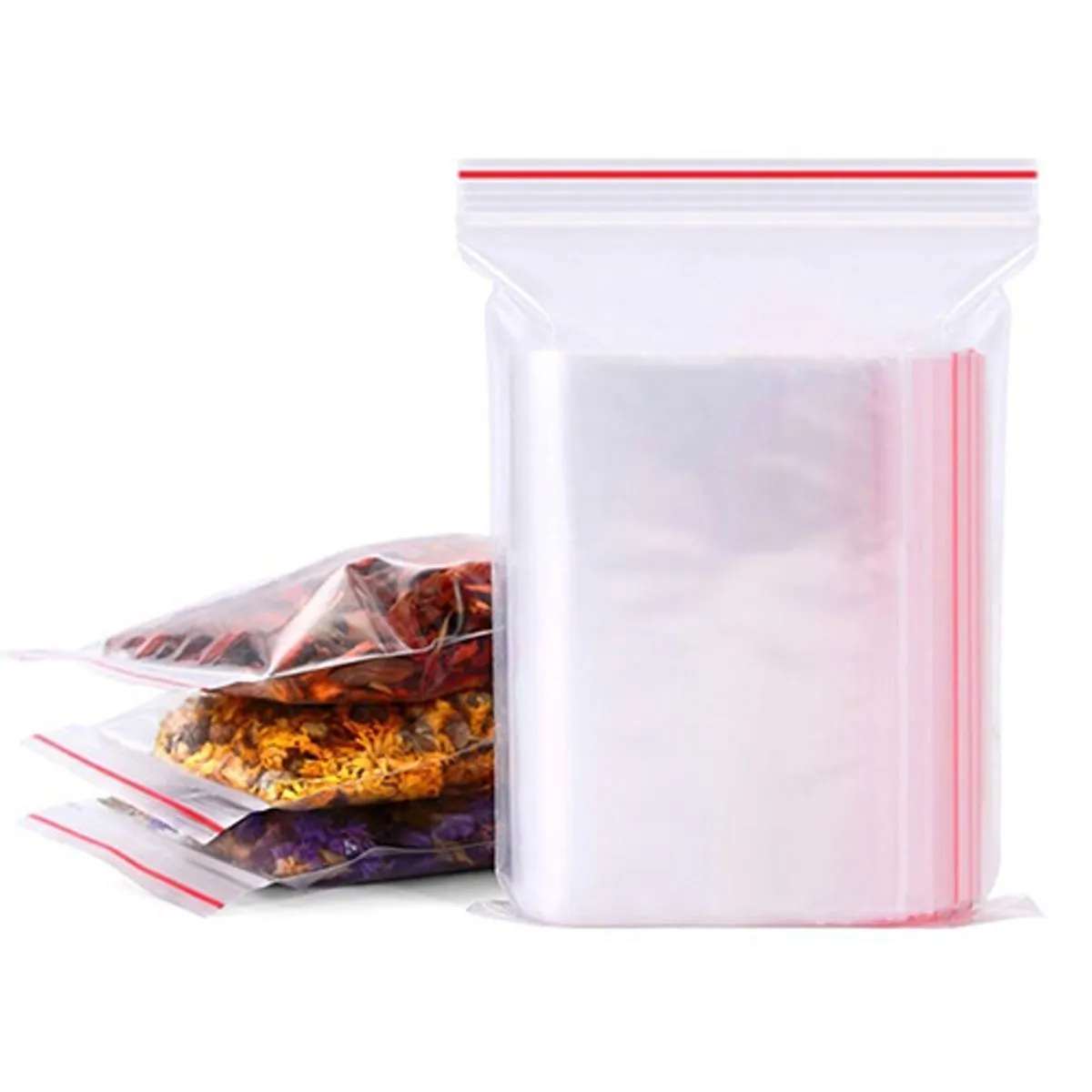 Vitrina si etichete - Set pungi ziplock 60x80 mm - 100 buc