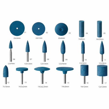 Accesorii pentru Biax - Silicoane EVE albastre pentru biax