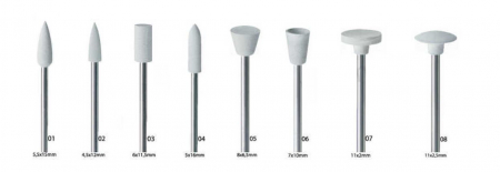 Accesorii pentru Biax - Silicoane biax albe Eve