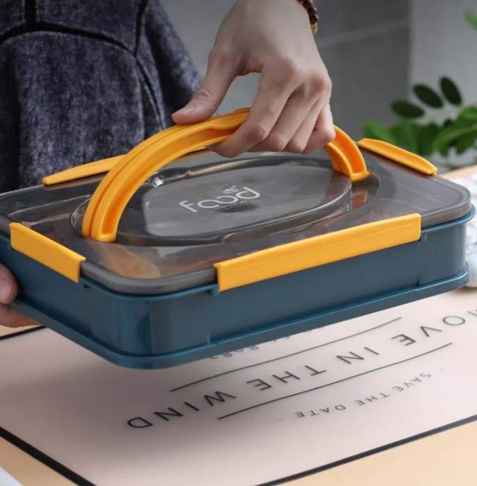 Lunch Box din otel inoxidabil Healthy Habits [2]