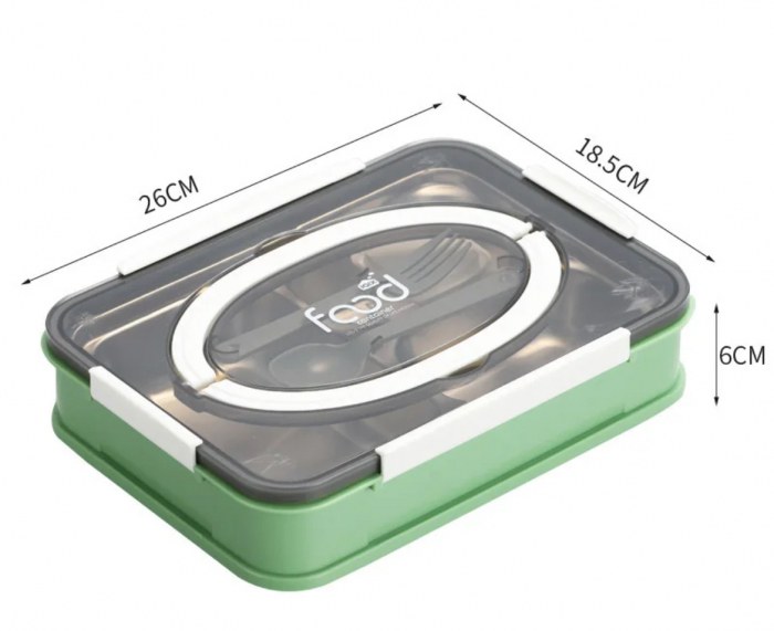 Lunch Box din otel inoxidabil Healthy Habits [10]