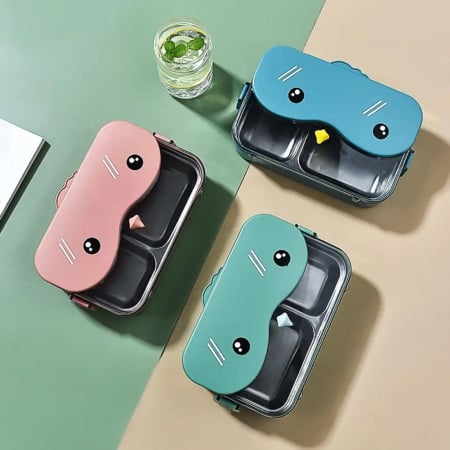 Lunch box din otel inoxidabil Happy Eyes [5]