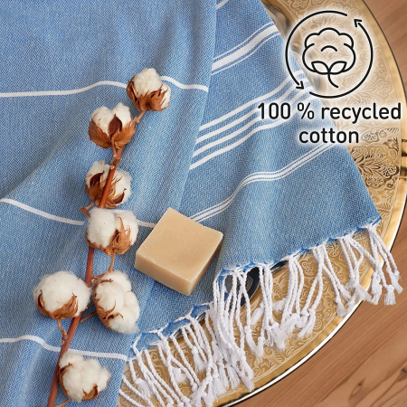 Prosop plaja NATURAL, bumbac 100% [7]