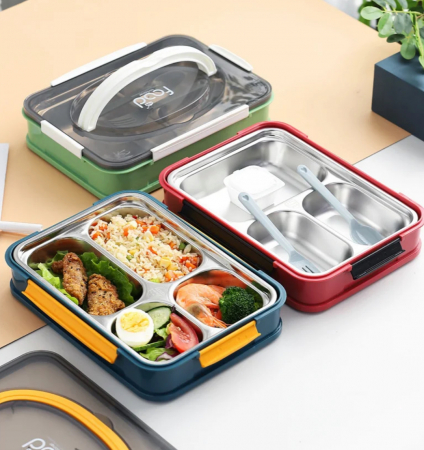 Lunch Box din otel inoxidabil Healthy Habits [3]