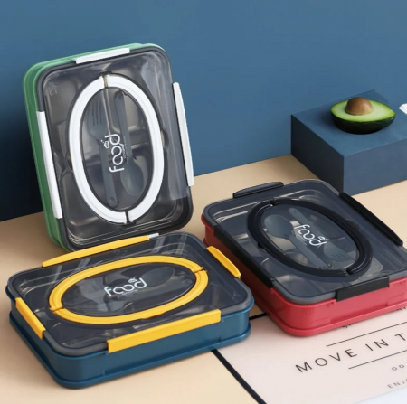 Lunch Box din otel inoxidabil Healthy Habits [5]