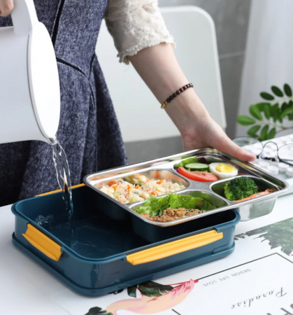 Lunch Box din otel inoxidabil Healthy Habits [2]