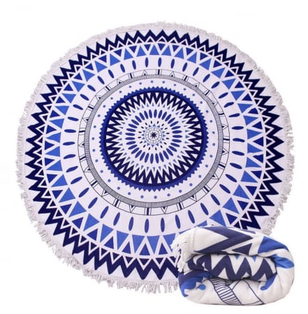 Prosoape de plaja - Prosop rotund de plaja ZEN, 150 cm diametru