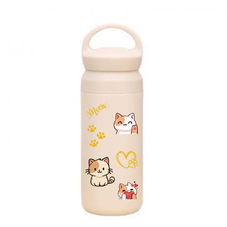 Sticla termos din otel inoxidabil KIDS collection, Cats, 500 ml