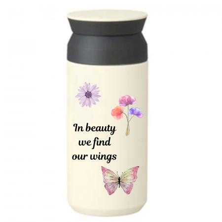 Sticle termos din inox - Sticla termos din otel inoxidabil SUNNY DAYS collection, Fluture, 500 ml