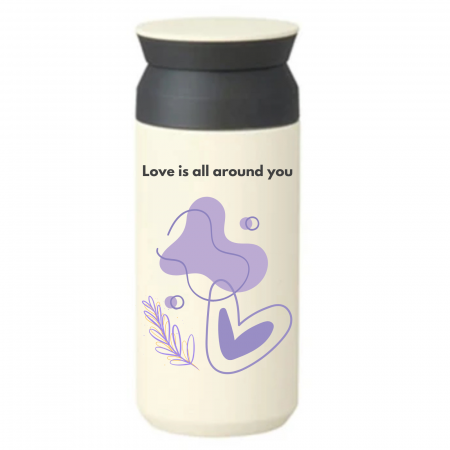 Sticle termos din inox - Sticla termos din otel inoxidabil SUNNY DAYS collection, Love, 500 ml