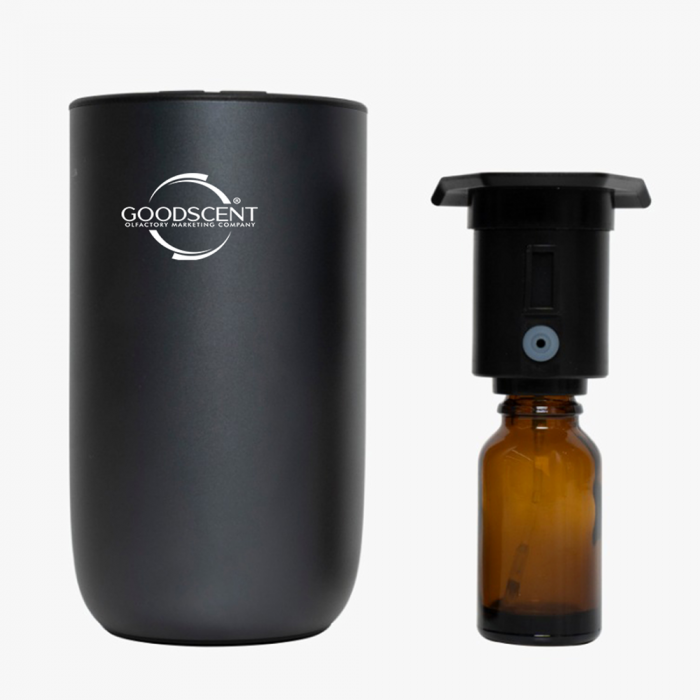 Aparat profesional parfumare Good Scent Aroma Car Diffuser A613 Luxury, cu baterie interna, culoare Titanium Black [4]