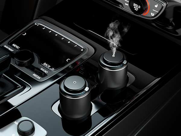 Aparat profesional parfumare Good Scent Aroma Car Diffuser, cu baterie interna, negru [19]