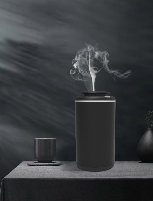 Aparat profesional parfumare Good Scent Aroma Car Diffuser, cu baterie interna, negru [16]