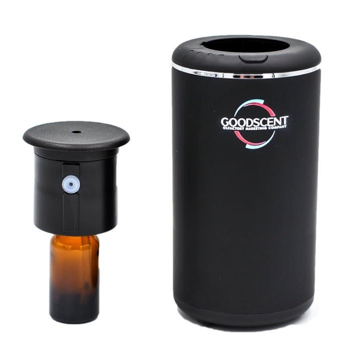 Aparat profesional parfumare Good Scent Aroma Car Diffuser, cu baterie interna, negru [4]