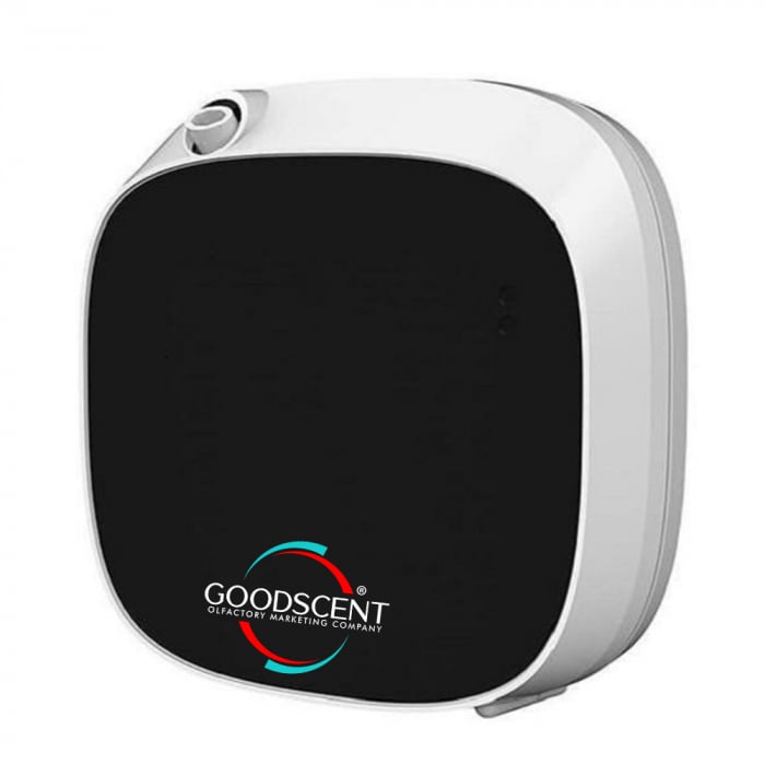 PACHET: Aparat profesional Parfumare spatii Good Scent GS 100, culoare alb si negru cu rezerva inclusa