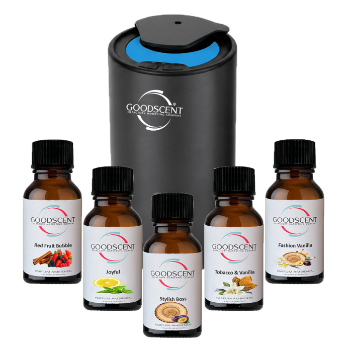 Pachet GOOD SCENT Drive – Titanium Black + 5 rezerve cu esență premium [2]
