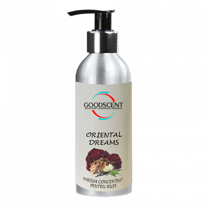 Parfum Concentrat pentru Rufe, Good Scent, aroma Oriental Dreams, 200g, cu pompita dozare