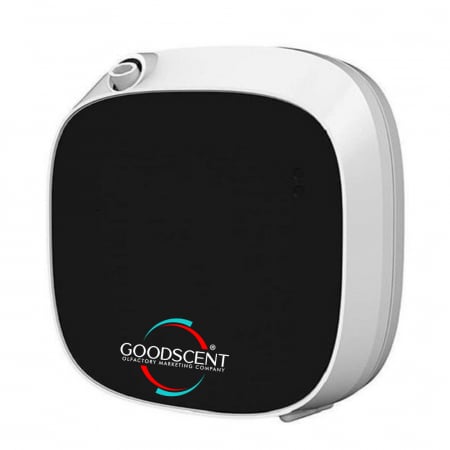 Professional Air Freshener - PACKAGE: Aroma Diffuser Good Scent GS 100, White and Black colour with 5 refills 100 g included