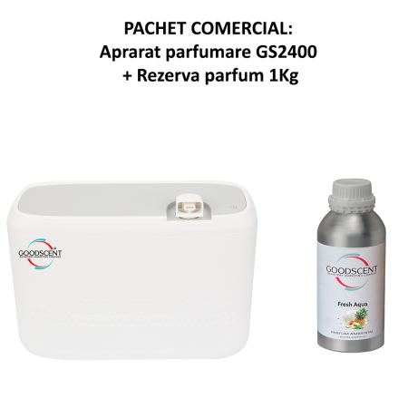 Aparat profesional Parfumare spatii Good Scent GS2400, culoare alba cu rezerva 1 Kg inlcusa [5]