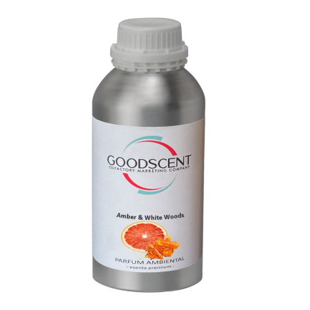 Professional Air Freshener - Aroma & Essential Oil, Good Scent, Amber & White Woods fragrance, 1 Kg