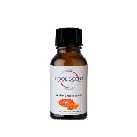 Rezerva 10 g - Esenta parfum ambiental, Good Scent, aroma Amber & White Woods, 10 g