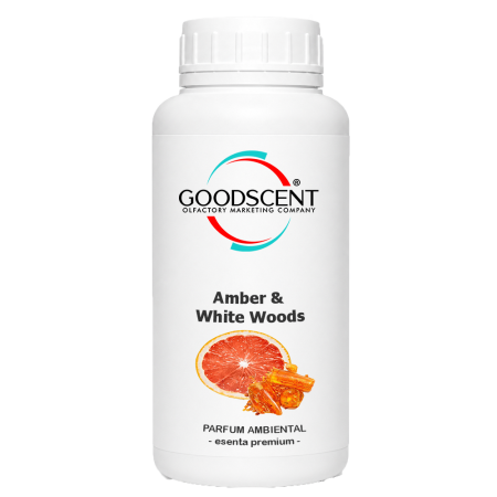Refill 200 g - Aroma & Essential Oil, Good Scent, Amber & White Woods fragrance, 200 g