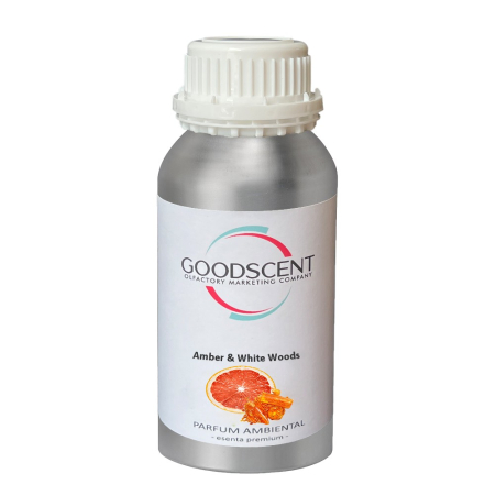 Odorizante Profesionale - Esenta parfum ambiental, Good Scent, aroma Amber & White Woods, 500 g