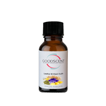 Rezerva 10 g - Esenta parfum ambiental, Good Scent, aroma Leather & Black Oudh, 10 g