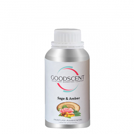 Odorizante Profesionale - Esenta parfum ambiental, Good Scent, aroma Sage & Amber, 100 g