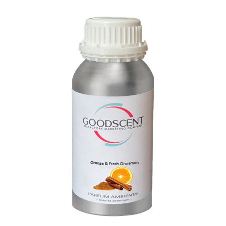 Rezerva 500 g - Esenta parfum ambiental, Good Scent, aroma Orange & Fresh Cinnamon, 500 g