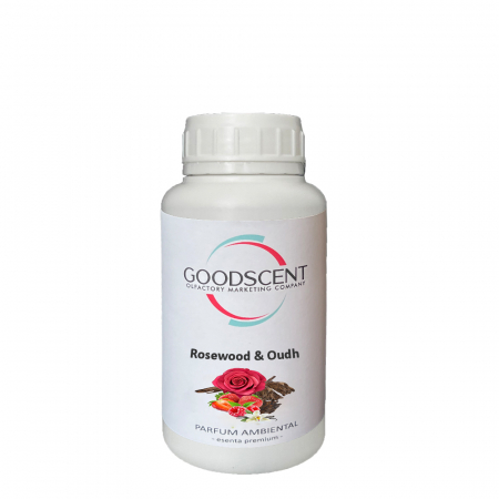 Odorizante Profesionale - Esenta parfum ambiental, Good Scent, aroma Rosewood & Oudh, 200 g
