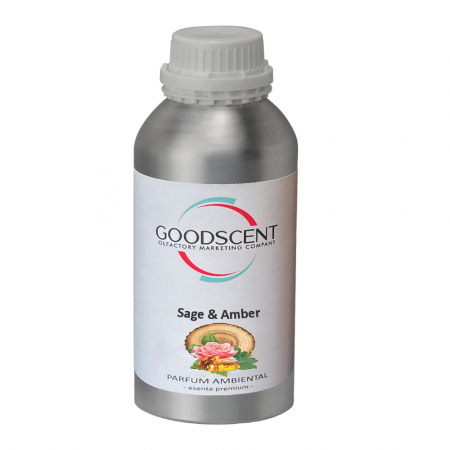 Odorizante Profesionale - Esenta parfum ambiental, Good Scent, aroma Sage & Amber, 1 Kg