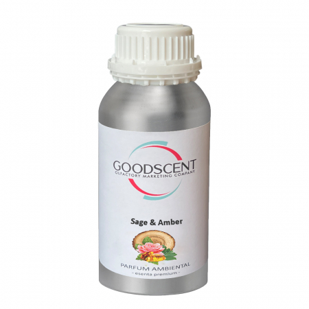 Odorizante Profesionale - Esenta parfum ambiental, Good Scent, aroma Sage & Amber, 500 g