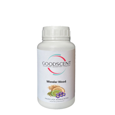 Odorizante Profesionale - Esenta parfum ambiental, Good Scent, aroma Wonder Wood, 200 g