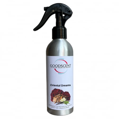 Professional Sprayer Air Freshener - Air Freshener Liquid for fabrics, Good Scent, Oriental Dreams fragrance, 200gr, with sprayer