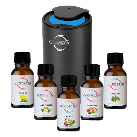Pachet GOOD SCENT Drive – Titanium Black + 5 rezerve cu esență premium [6]