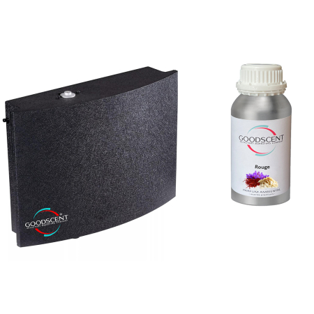 Odorizante Profesionale - PACHET LUXURY: Aparat profesional Parfumare spatii Good Scent GS2000 Luxury, culoare neagra cu  rezerva inclusa