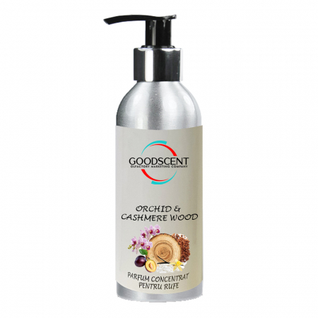 Odorizante Profesionale - Parfum Concentrat pentru Rufe, Good Scent, aroma Orchid & Cashmere Wood, 200gr, cu pompita dozare