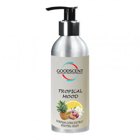 Odorizante Profesionale - Parfum Concentrat pentru Rufe, Good Scent, aroma Tropical Mood, 200gr, cu pompita dozare