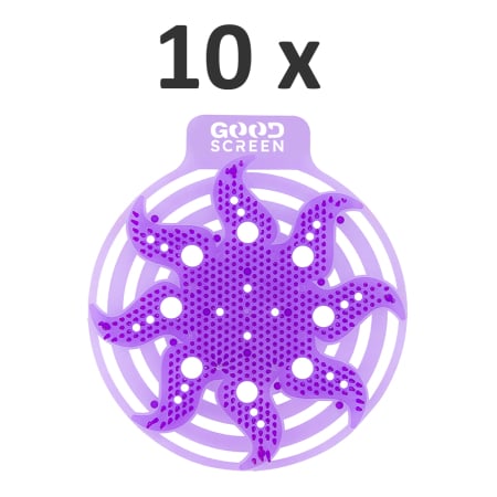 Site Pisoar - SET: 10 x Sita pisoar anti-stropire GOOD SCREEN PowerFresh 30+, Lavender