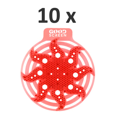 Site Pisoar - SET: 10 x Sita pisoar anti-stropire GOOD SCREEN PowerFresh 30+, Melon