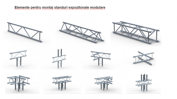 Elemente pentru montaj standuri expozitonale modulare [1]