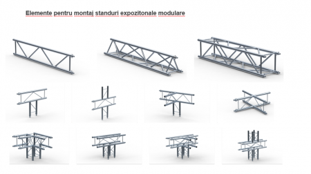 ALTE PRODUSE - Elemente pentru montaj standuri expozitonale modulare