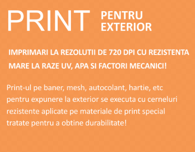 Materiale publicitare - Printuri de mari dimensiuni