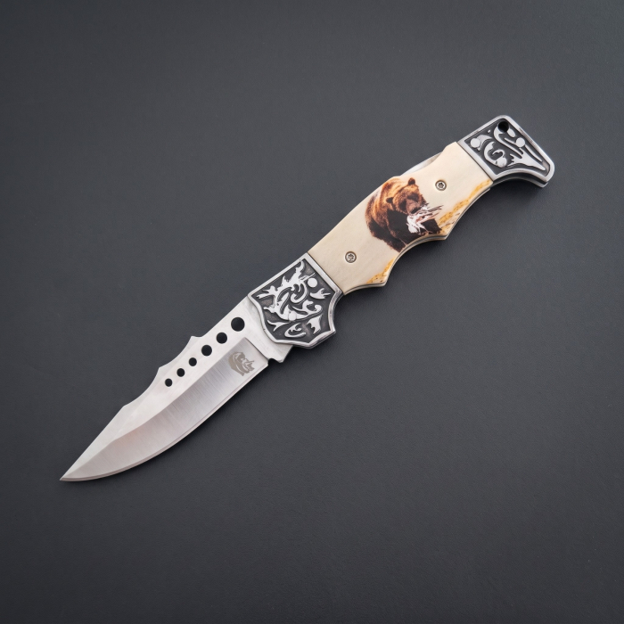 Set Cadou: Briceag Tradițional Ursul Brun + Briceag EDC Grizzly Model Urs (CBSET-5) [2]