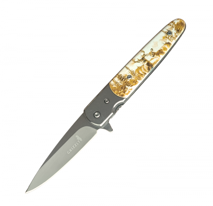 Briceag Manual Grizzly Otel Inoxidabil Lama 8,5cm GospodarMag [3]