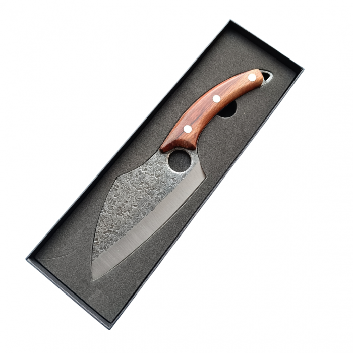 Cutit-satar, Japonez, GospodarMag, Forjat Manual, full tang 28 cm [3]