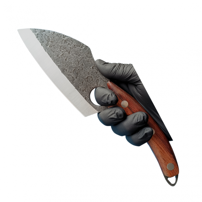Cutit-satar, Japonez, GospodarMag, Forjat Manual, full tang 28 cm [7]